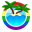 Rainbow Isle Discord Server Logo