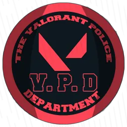 The VALORANT Police Department Discord Server Logo