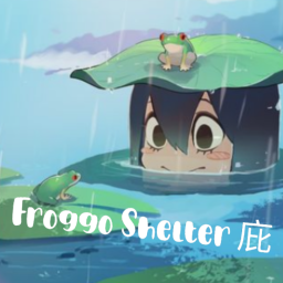 ‧˚₊๑ 🐸 ꒱︰Froggo Shelter︰庇ˎˊ˗ Discord Server Logo
