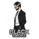 🐦🔥 4.6K ─ Black Smoke RP Discord Server Logo