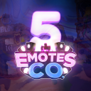 5 YEARS OF Emotes CO. Discord Server Logo