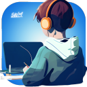 STUDY WITH ME Discord Server Logo