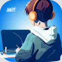 STUDY WITH ME Discord Server Logo
