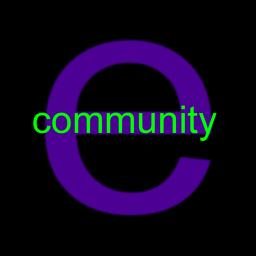 Purple e Community Server Discord Server Logo