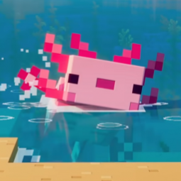 Axolotl Minecraft Discord Server Logo