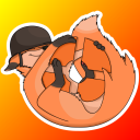 Fox is Hat Discord Server Logo