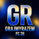 Grajmy Razem! - FC 26 & Piłka nozna🔵 Discord Server Logo