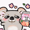 ˚🍑　/koala-tea cafe　≋ Discord Server Logo