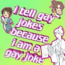 I am a gay joke. Discord Server Logo